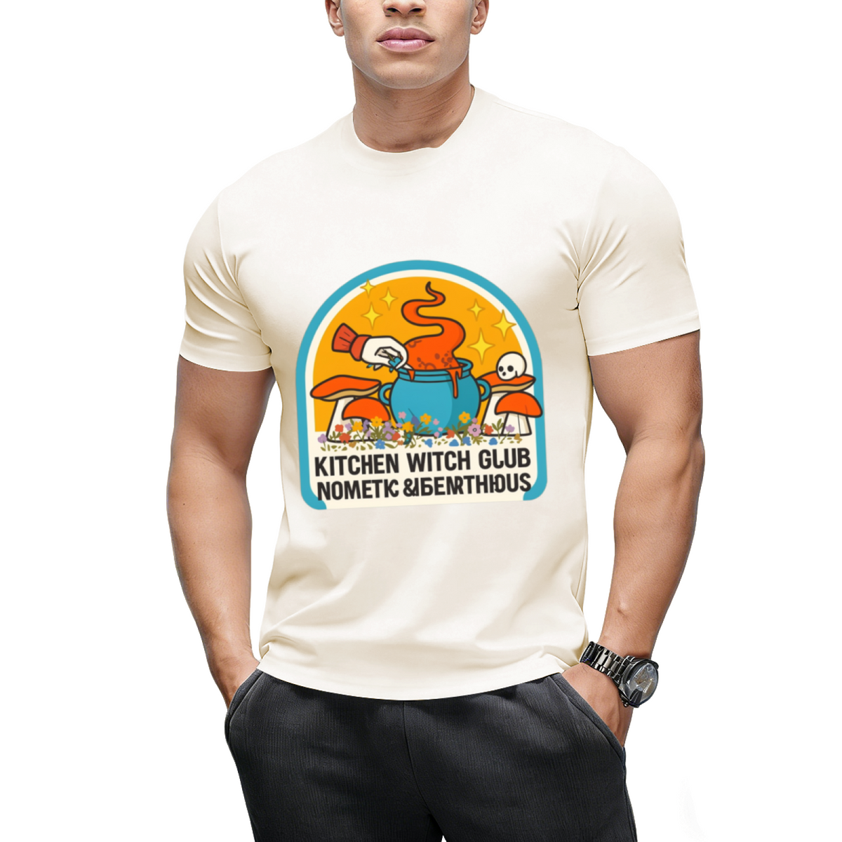 Kitchen Witch Cooking Club Graphic T-Shirt