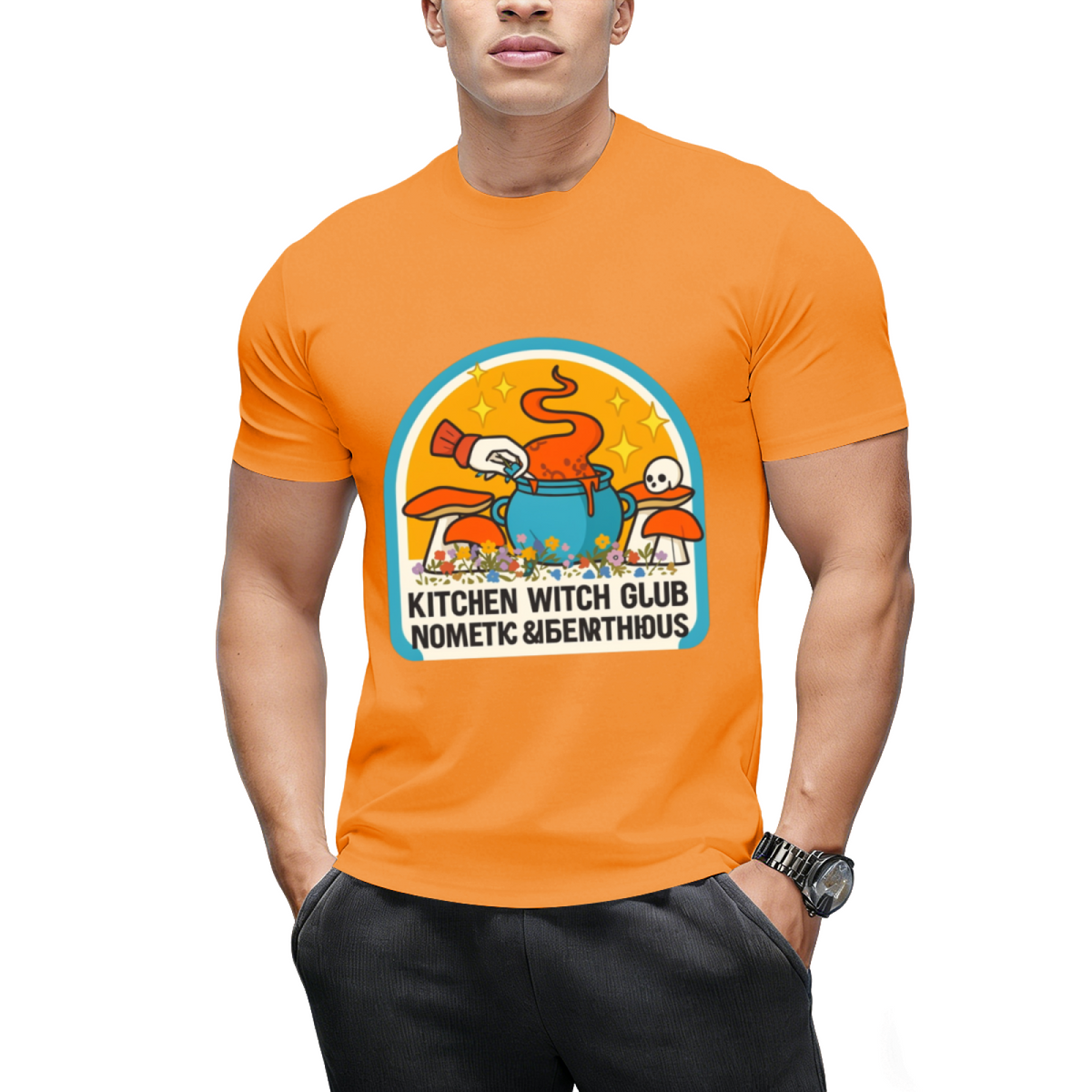 Kitchen Witch Cooking Club Graphic T-Shirt