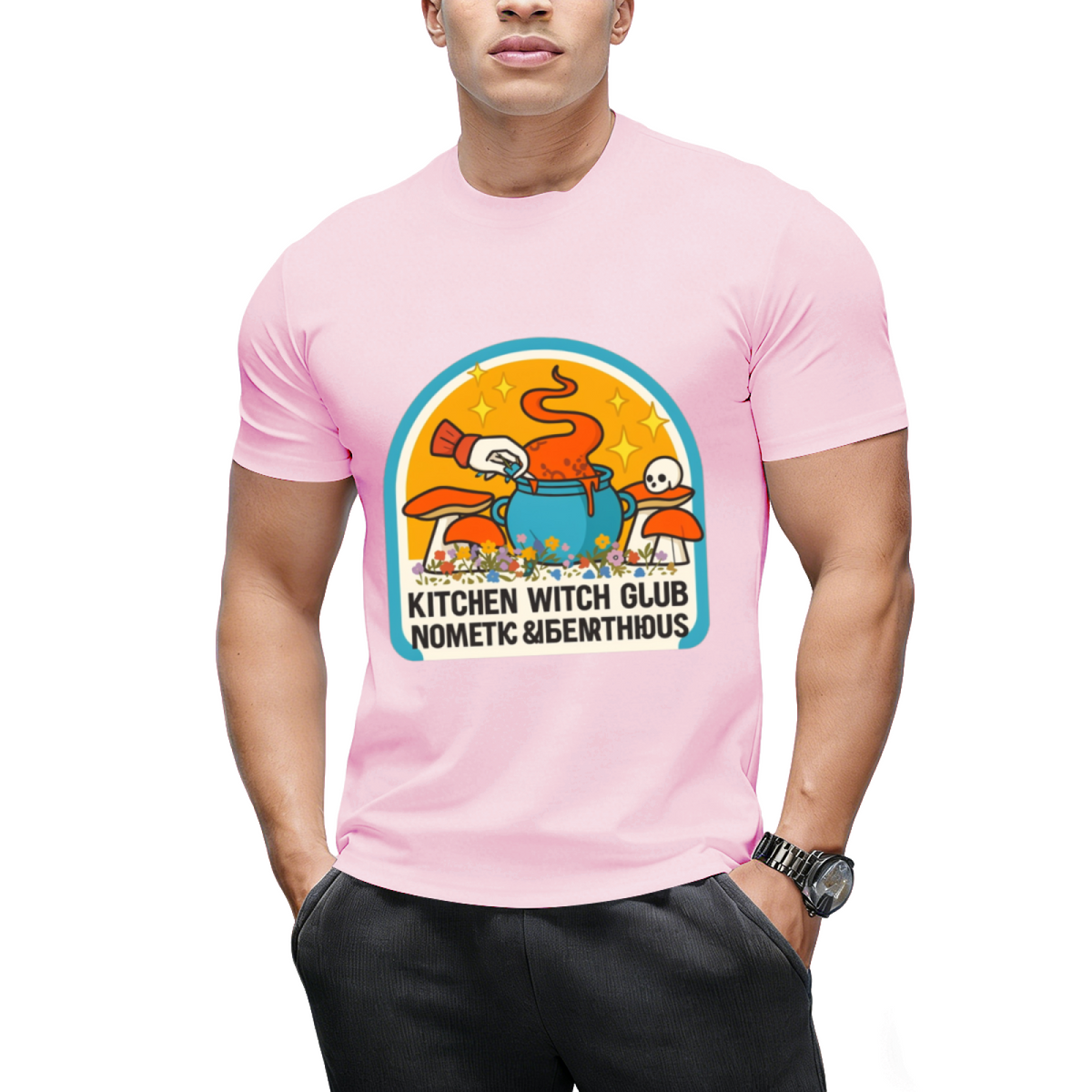 Kitchen Witch Cooking Club Graphic T-Shirt