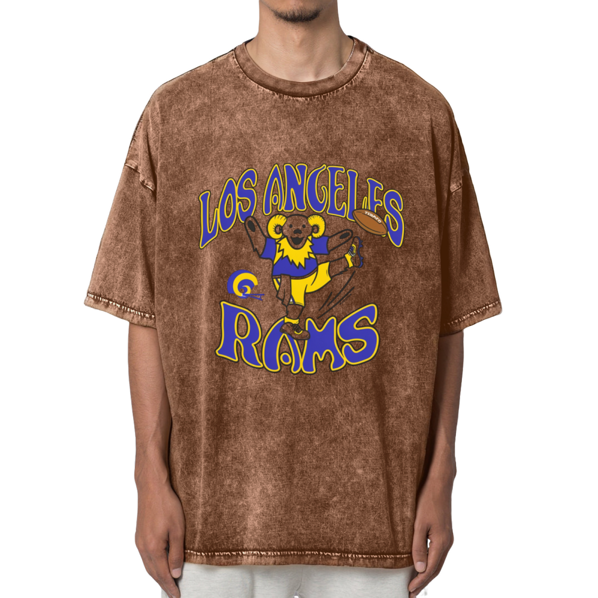 Grateful Dead Cartoon Washed Graphic T-Shirt