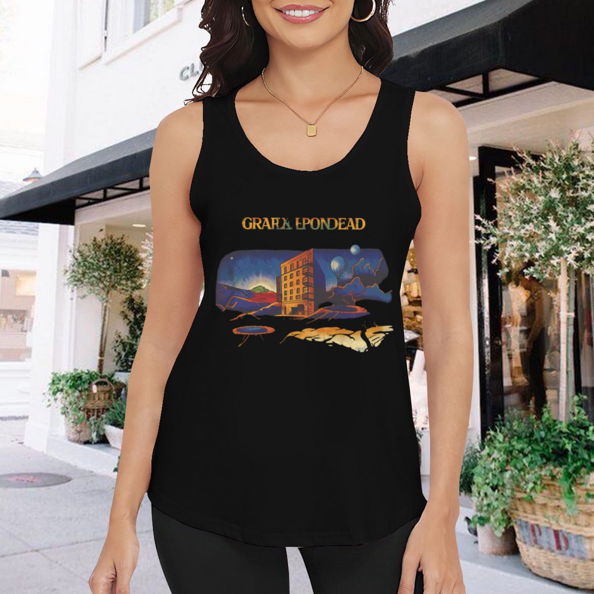 Grateful Dead From the Mars Hotel (woman) graphic tank top product image