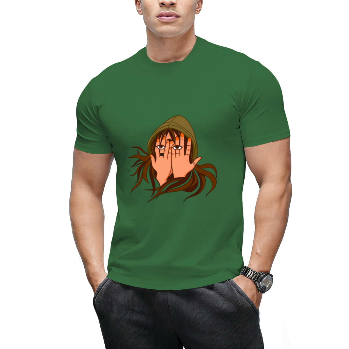 Three Eyed Alien Girl Graphic T-Shirt