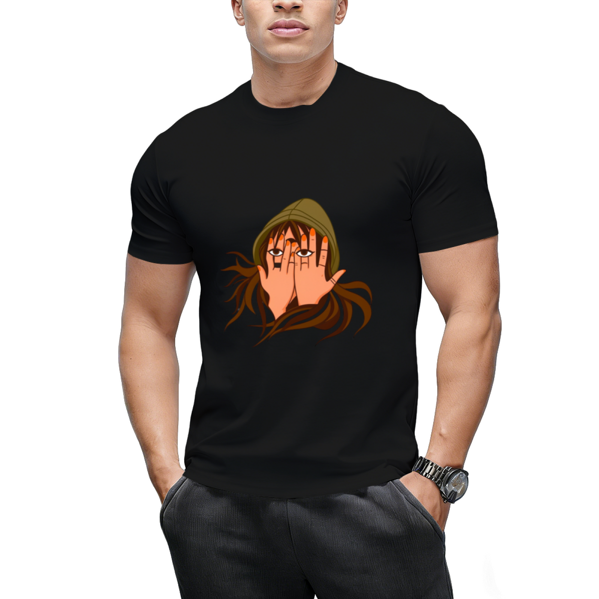 Three Eyed Alien Girl Graphic T-Shirt