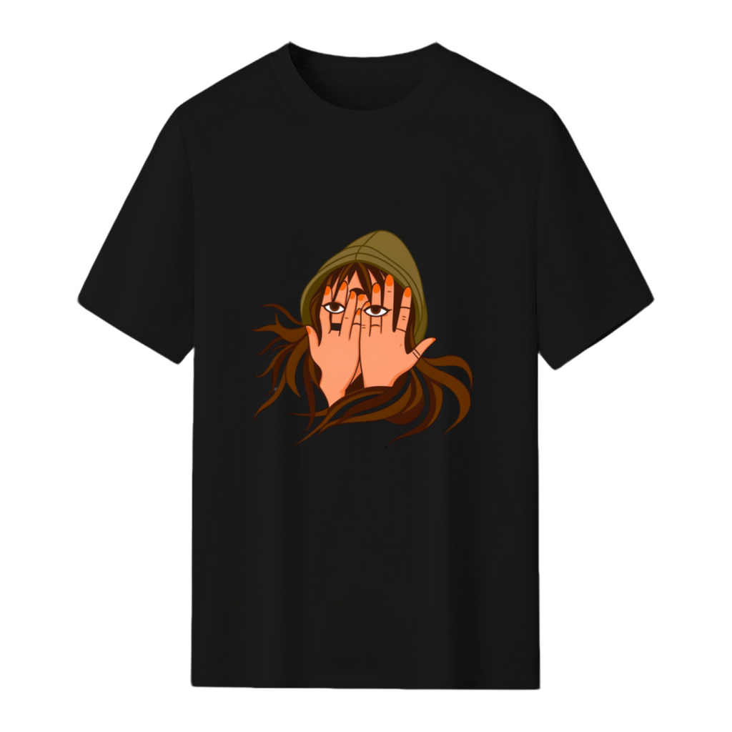 Three Eyed Alien Girl Graphic T-Shirt