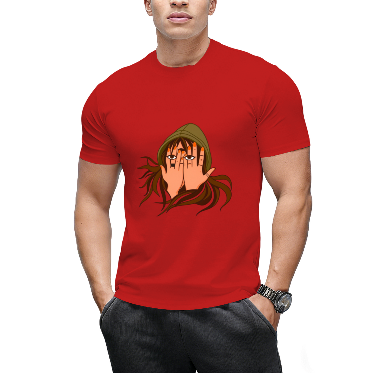 Three Eyed Alien Girl Graphic T-Shirt