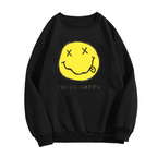 Artwork preview for Nirvana Happy Smiley Crewneck Sweatshirt