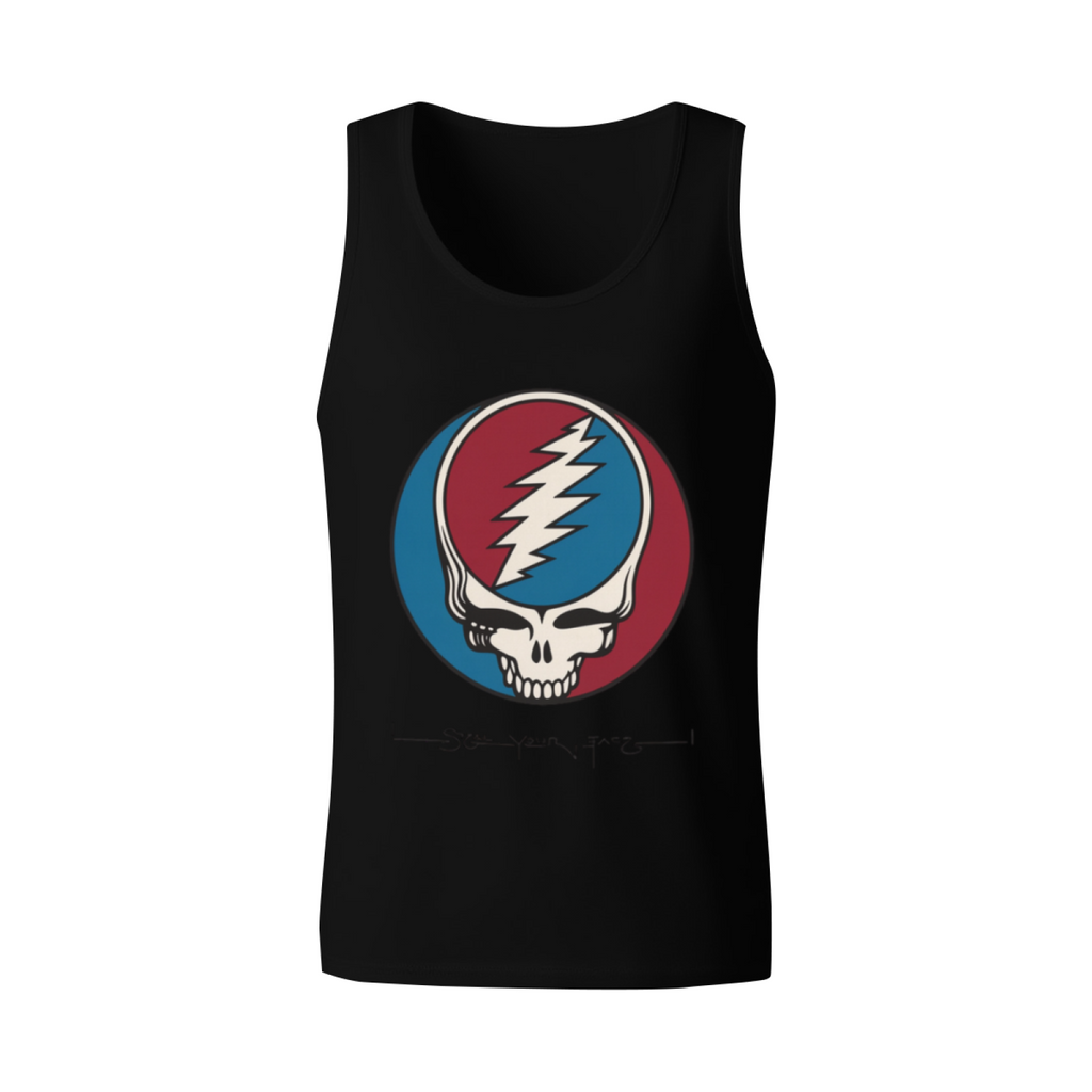 Grateful Dead Steal Your Face Vintage Style graphic tank top product image