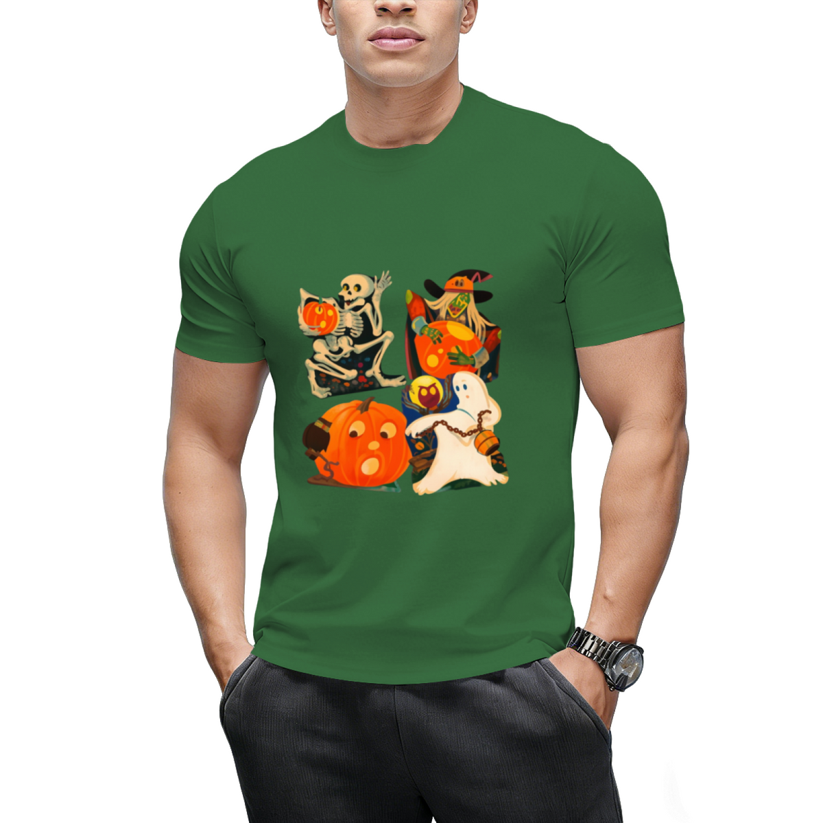 Vintage Halloween Decorations Graphic T-Shirt