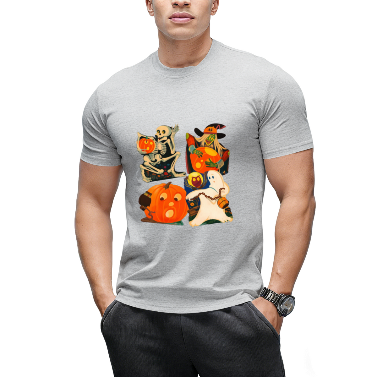 Vintage Halloween Decorations Graphic T-Shirt
