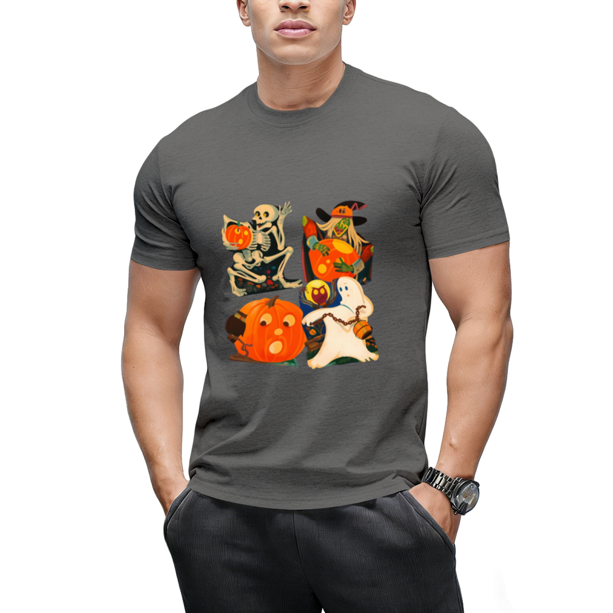 Vintage Halloween Decorations Graphic T-Shirt
