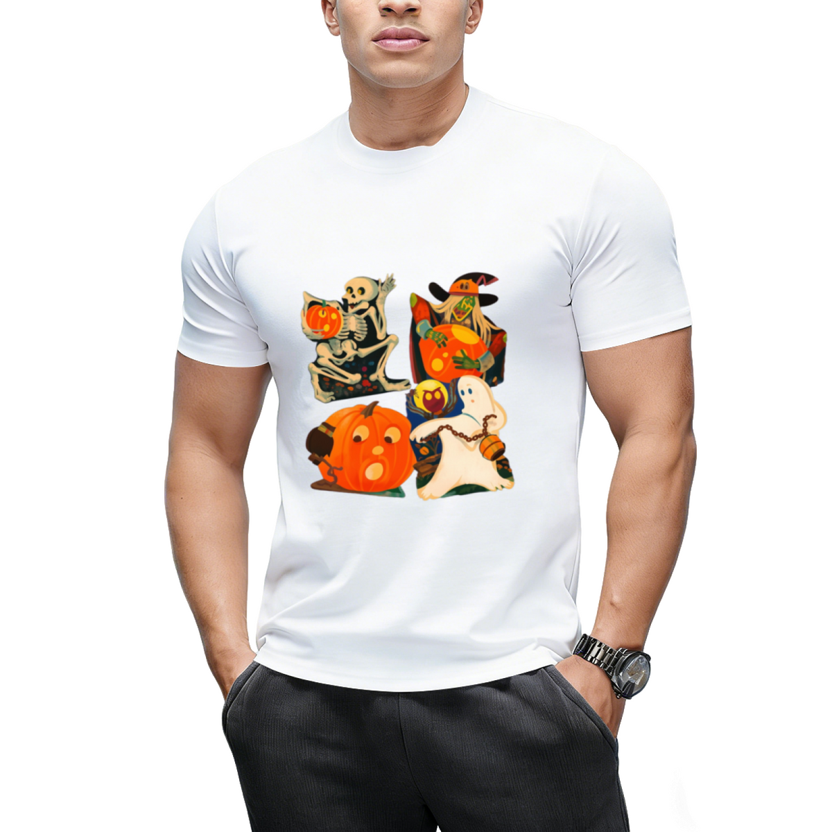 Vintage Halloween Decorations Graphic T-Shirt