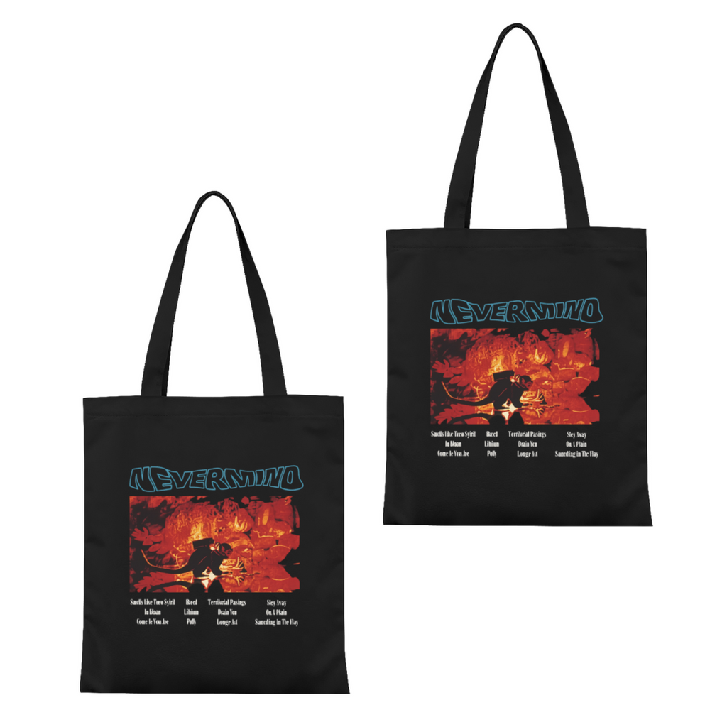 Nirvana Dim Light Portrait Canvas Tote Bag — a portrait-themed design described as “Dim Light”
