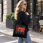 Nirvana Dim Light Portrait Canvas Tote Bag — a portrait-themed design described as “Dim Light”