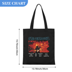 Nirvana Dim Light Portrait Canvas Tote Bag — a portrait-themed design described as “Dim Light”