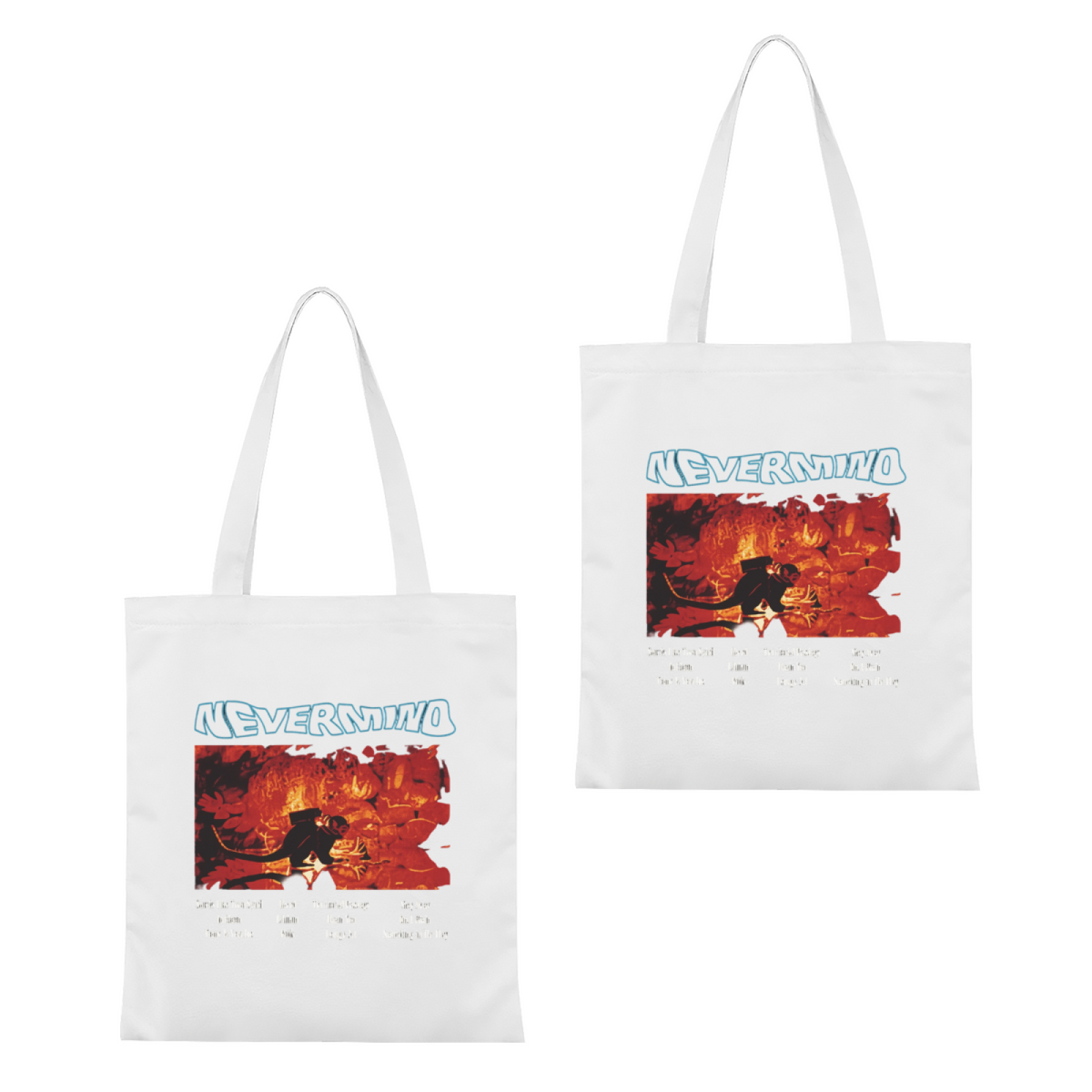 Nirvana Dim Light Portrait Canvas Tote Bag