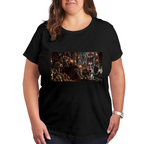 Firelit Feline Throne Women's T-Shirt for Game Nights