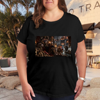 Firelit Feline Throne Women's T-Shirt for Game Nights