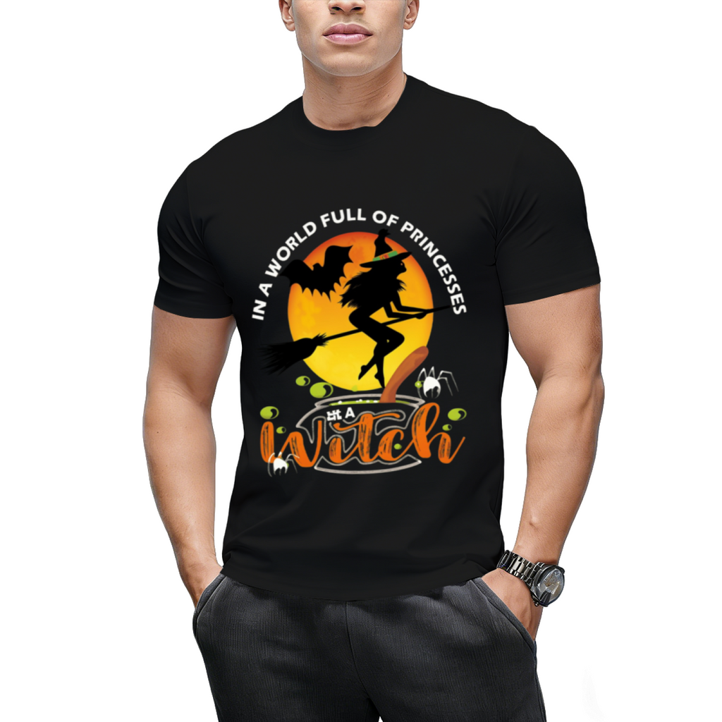 In a World Full of Princesses Be a Witch Graphic T-Shirt