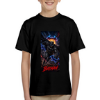 Electric Winged Pounce Kid's T-Shirt for Summer Festivals