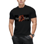 Lightning Runner Art Men's T-Shirt for Summer Outings