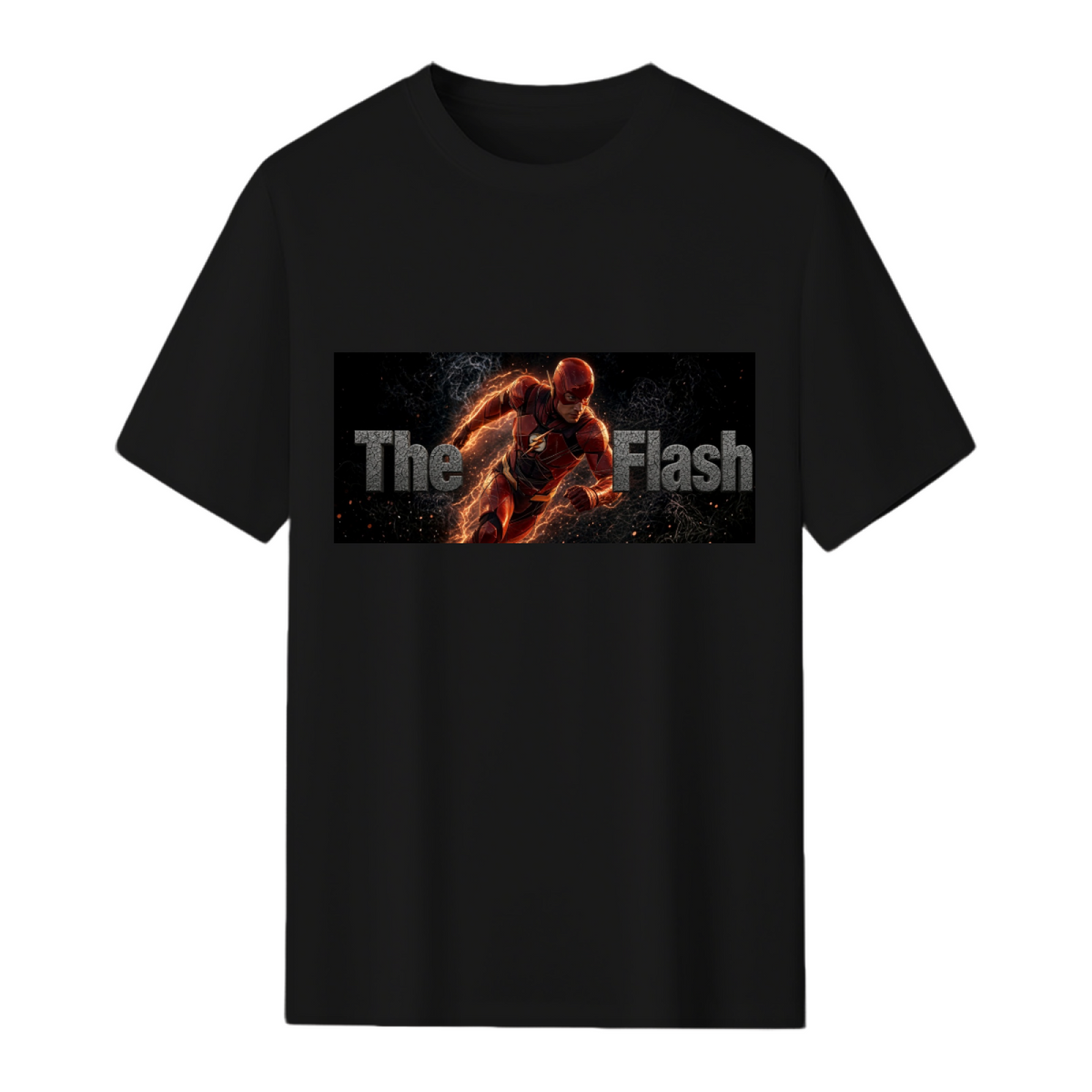 Lightning Runner Art Men's T-Shirt for Summer Outings