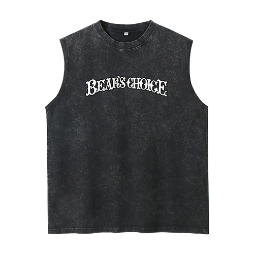 Grateful Dead washed graphic tank top with Bear’s Choice Lettering graphic