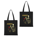 Nirvana Incesticide Celery Canvas Tote Bag — an Incesticide-inspired design identified as the celery edition