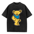 Grateful Dead Daphyl's Dancing Bears washed graphic T-shirt, product image