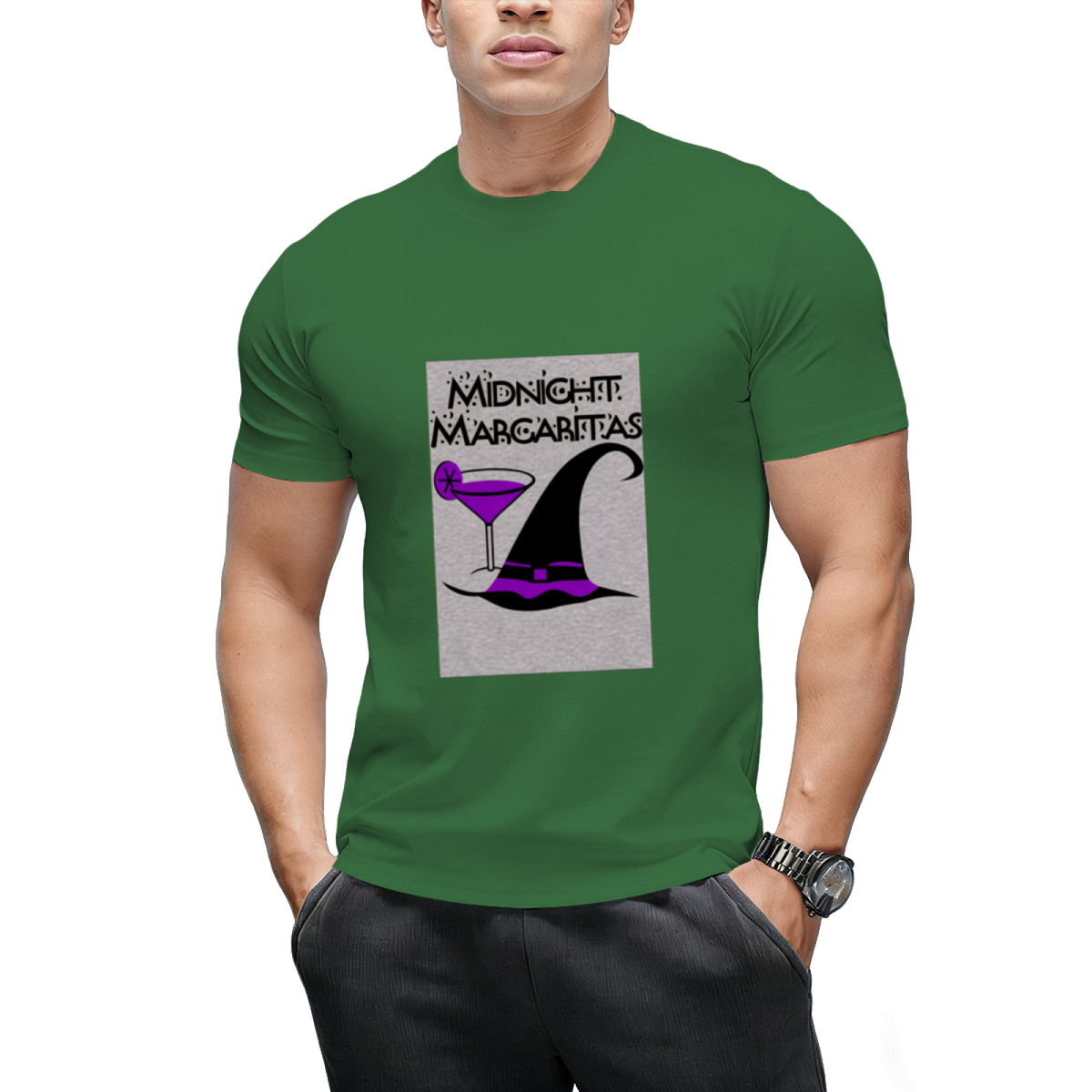 Purple Midnight Margaritas Graphic T-Shirt