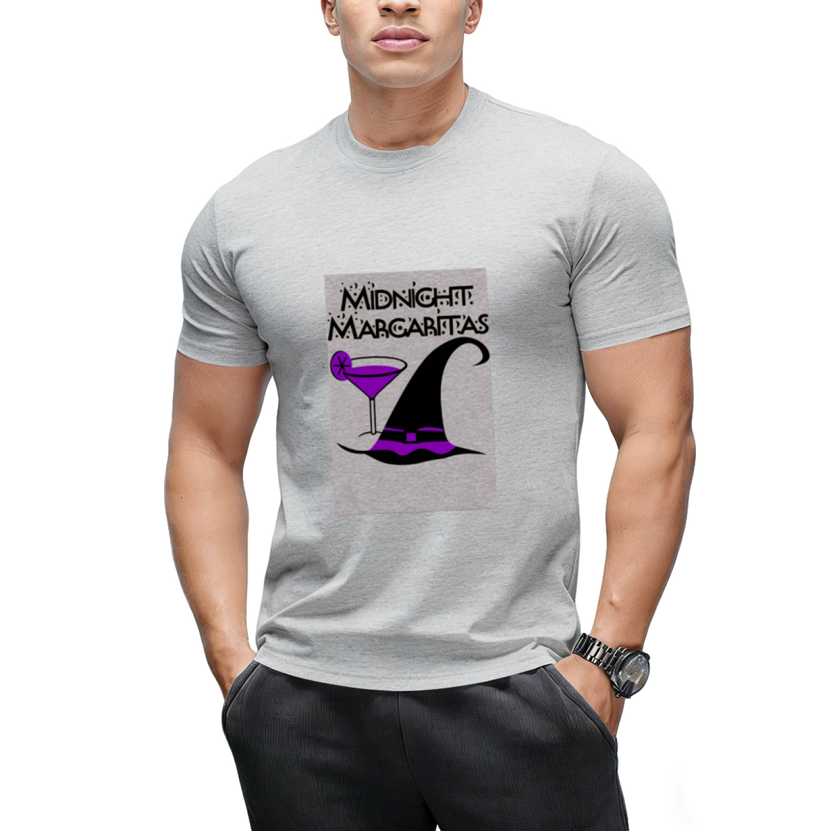 Purple Midnight Margaritas Graphic T-Shirt