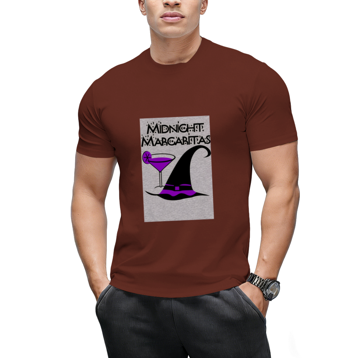Purple Midnight Margaritas Graphic T-Shirt