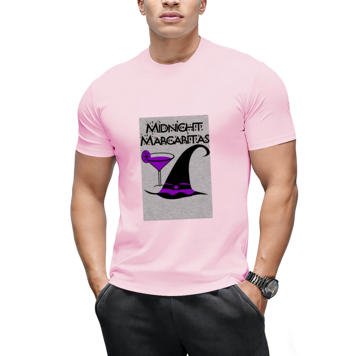 Purple Midnight Margaritas Graphic T-Shirt