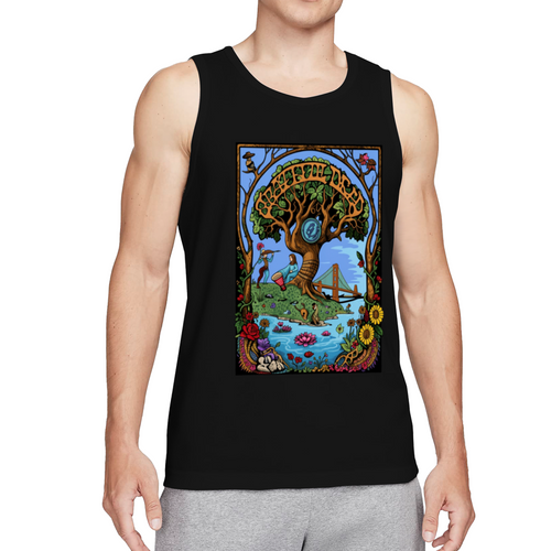Grateful Dead 60th Anniversary graphic tank top product image