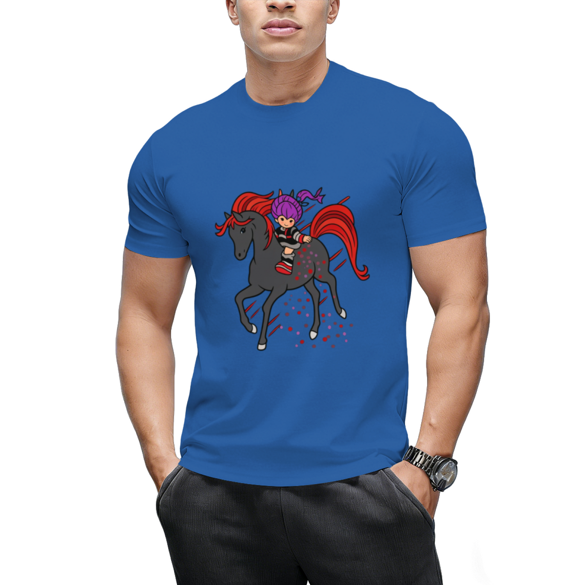 Rainbow Night Graphic T-Shirt