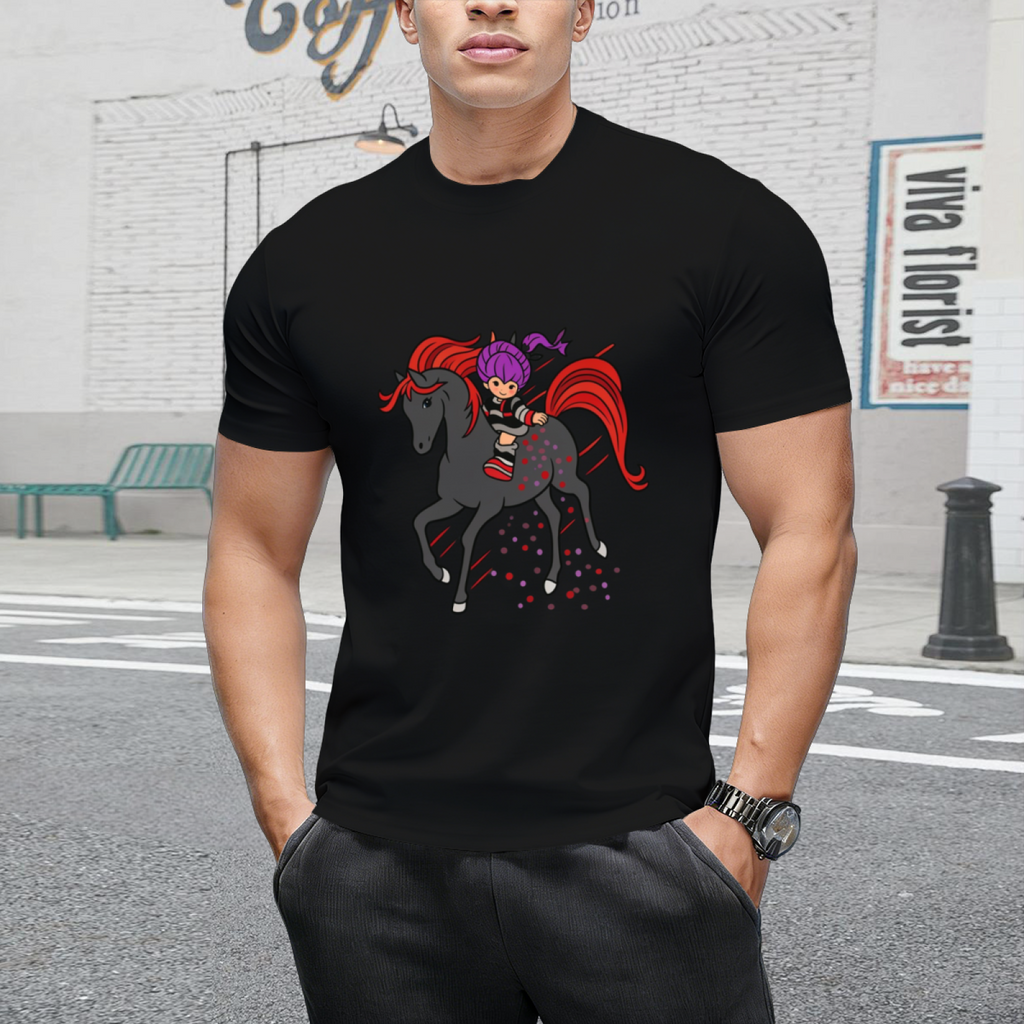 Rainbow Night Graphic T-Shirt