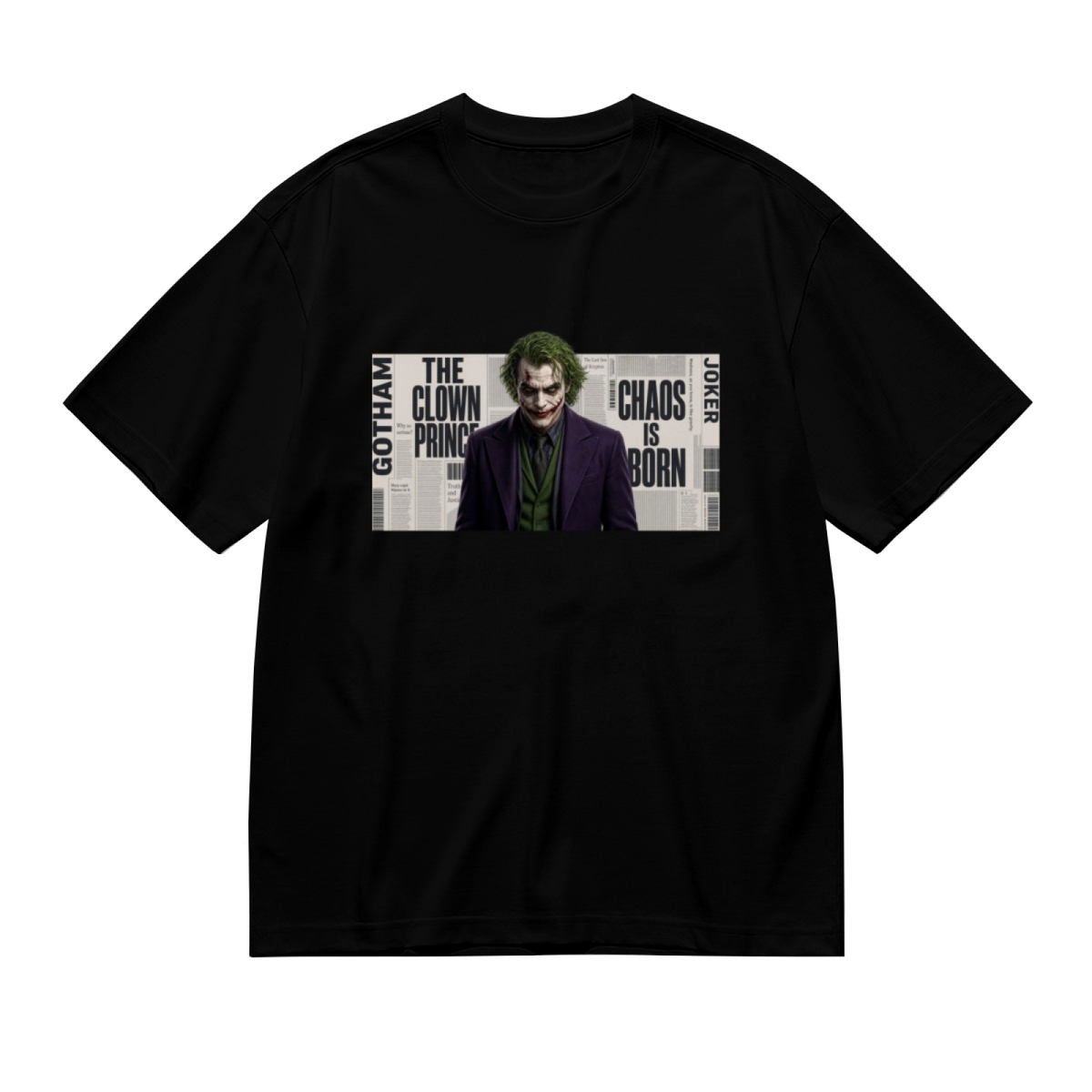 Sinister Clown Headlines Women's T-Shirt for Halloween