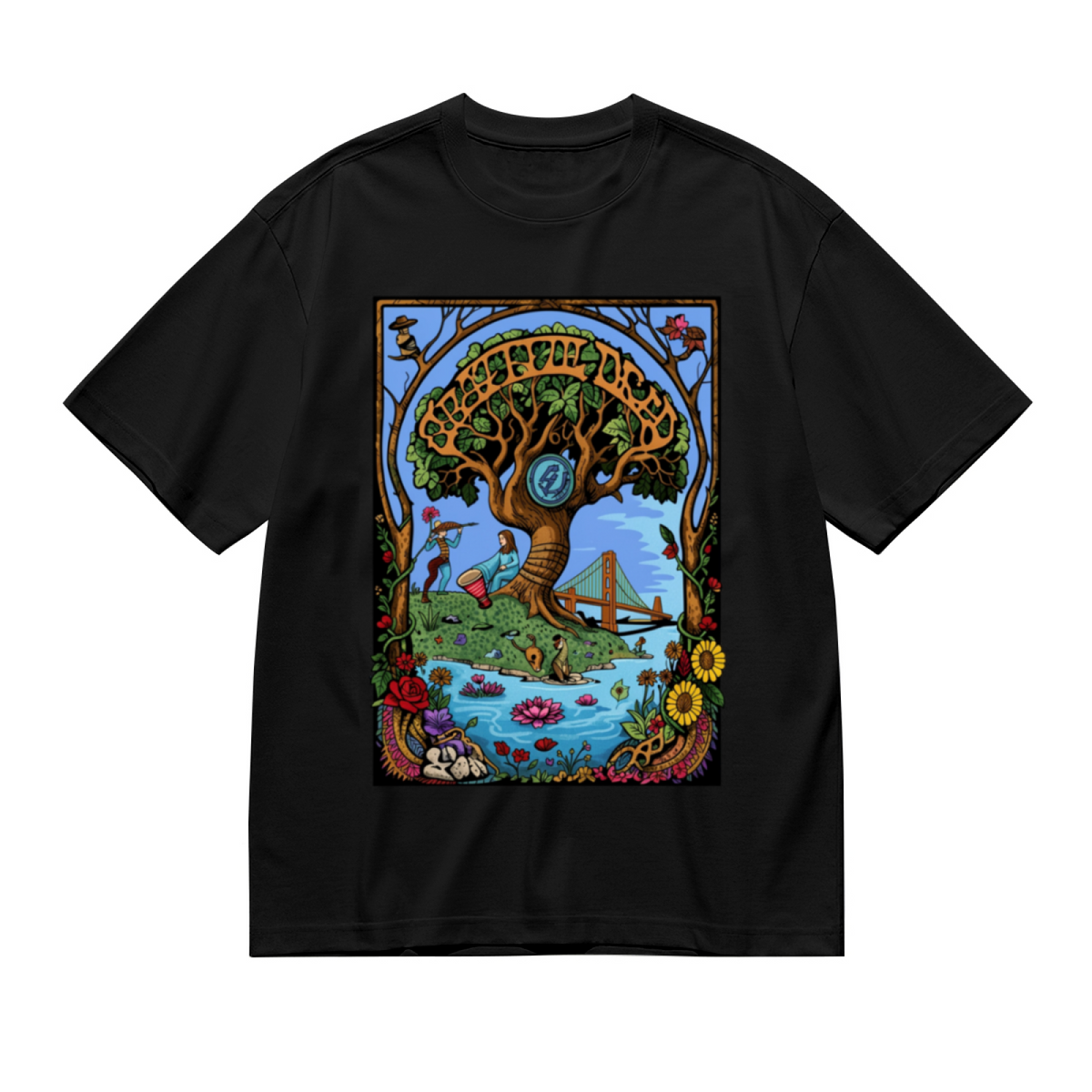 Grateful Dead 60th Anniversary graphic T-shirt product image