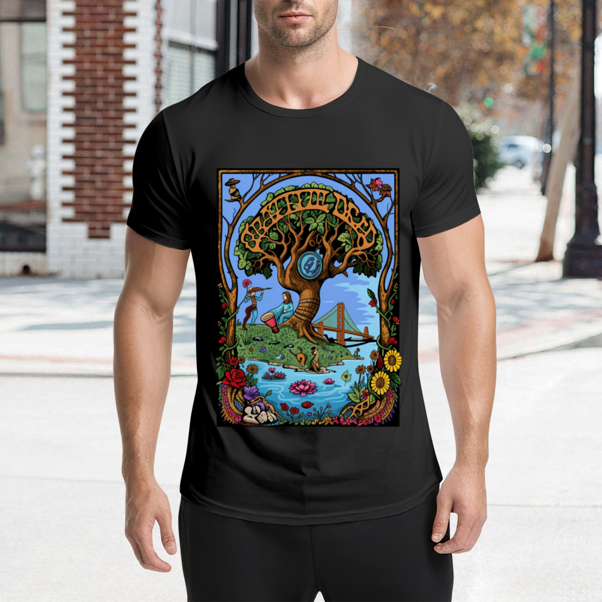 Grateful Dead 60th Anniversary graphic T-shirt product image