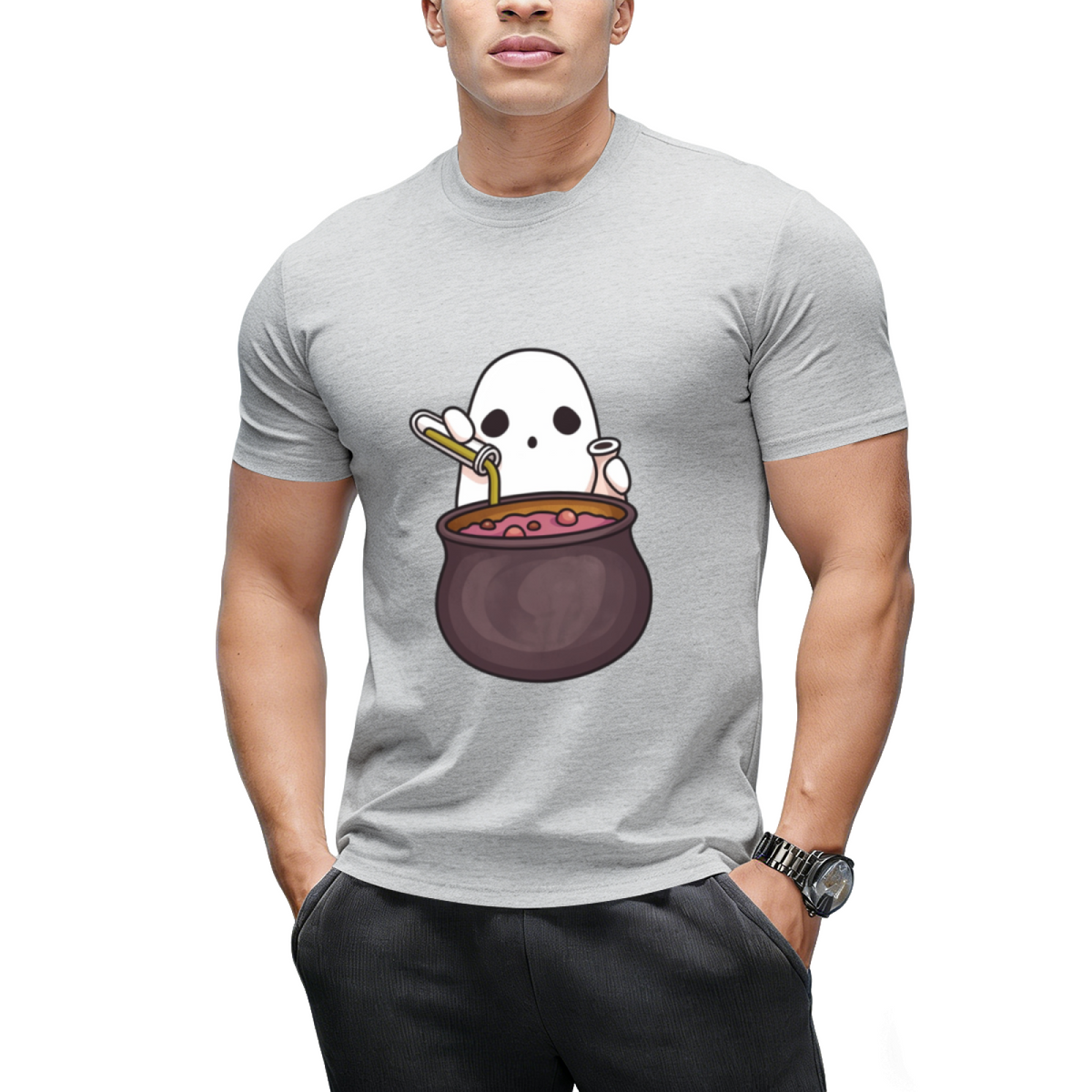 Potion Ghost Graphic T-Shirt
