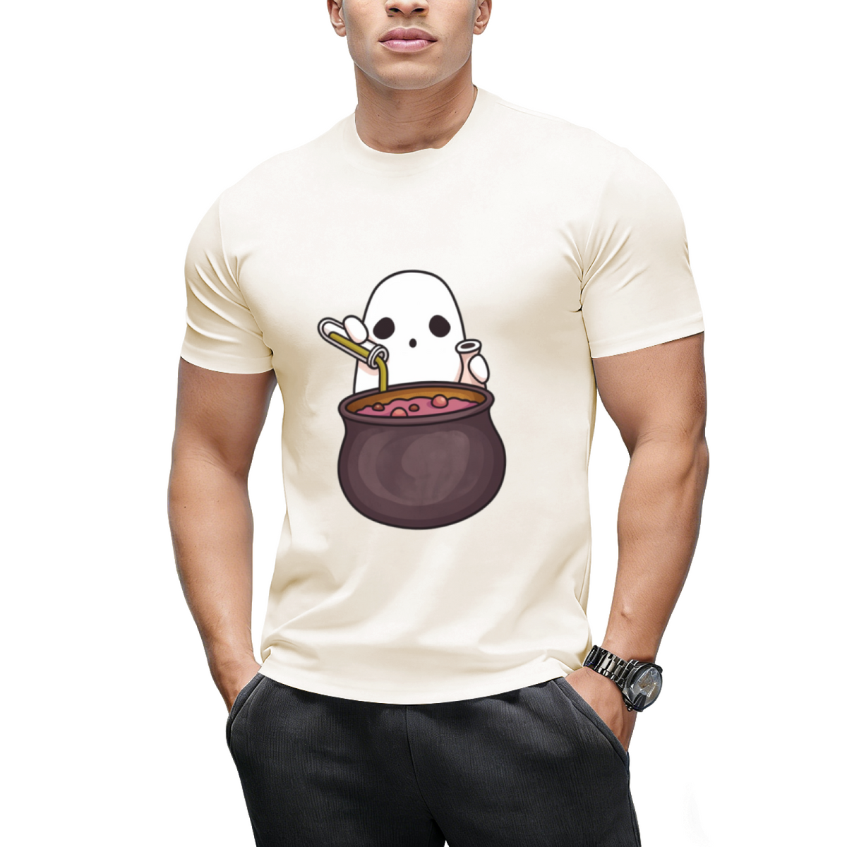 Potion Ghost Graphic T-Shirt