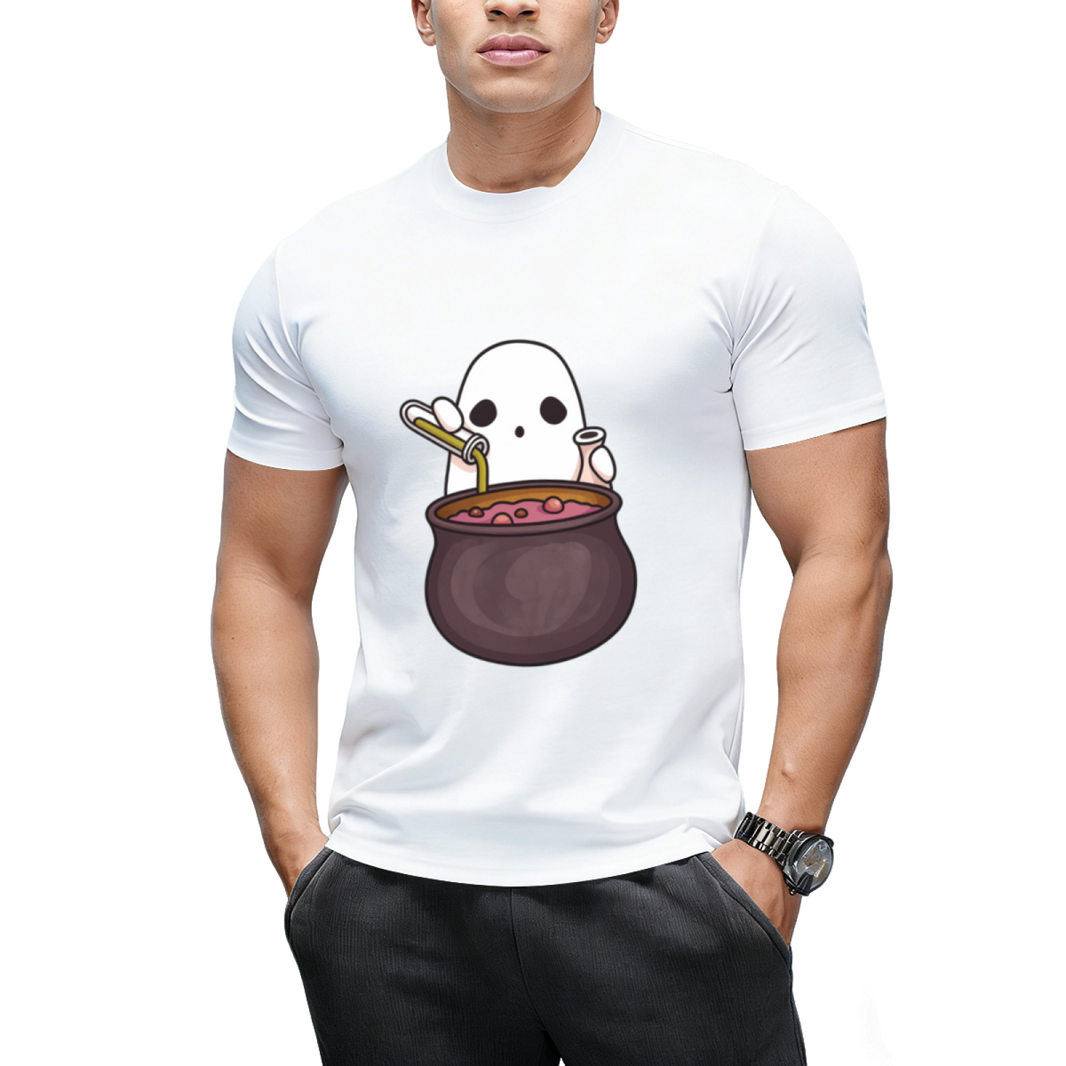 Potion Ghost Graphic T-Shirt
