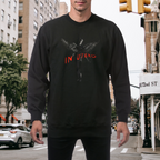 Artwork preview for Nirvana In Utero Dark Angel Crewneck Sweatshirt