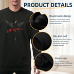 Artwork preview for Nirvana In Utero Dark Angel Crewneck Sweatshirt