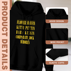 Nirvana Flower Sniffin Quote Hoodie, apparel product image