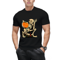 Vintage Skeleton Jack O Lantern Decoration Graphic T-Shirt