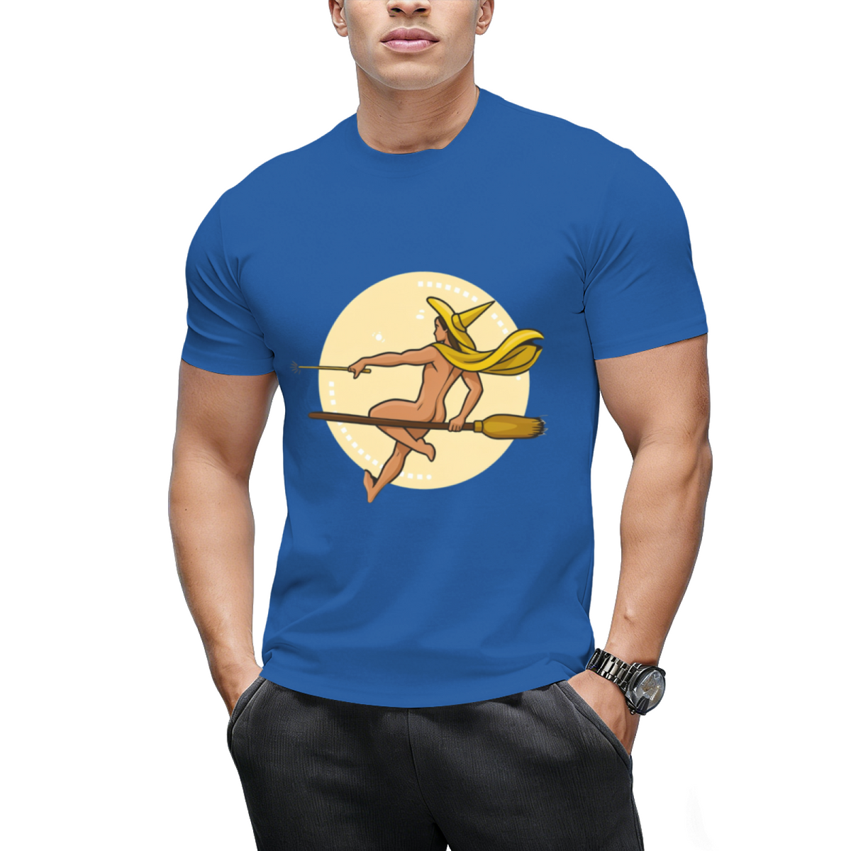 Witch Boy - Yellow Topaz Graphic T-Shirt