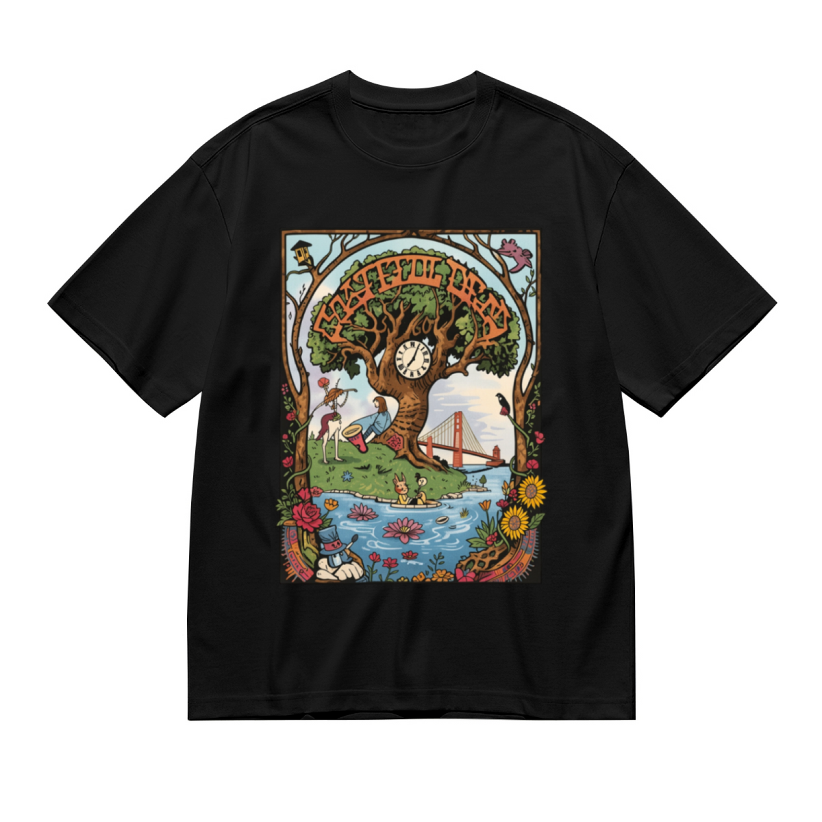 Grateful Dead 60th Anniversary Tie Dye graphic T-shirt product image