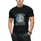 My Golden Retriever Rides Shotgun Witch Halloween Graphic T-Shirt