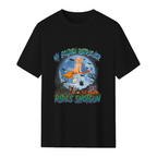 My Golden Retriever Rides Shotgun Witch Halloween Graphic T-Shirt