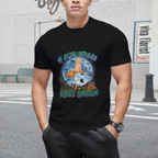 My Golden Retriever Rides Shotgun Witch Halloween Graphic T-Shirt
